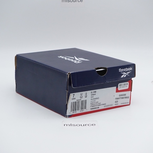 NEW Toddler Kid's Reebok Classic Leather Stretch Lace Sneakers 100008336 - Picture 7 of 11